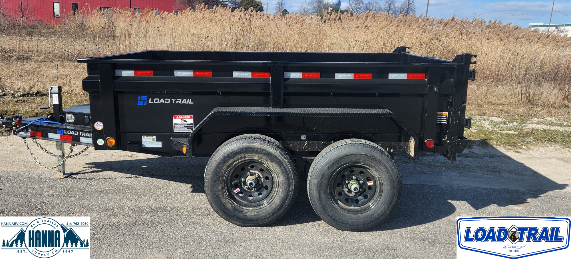 Load Trail 6 X 10 Tandem Axle 10,000 Lb Dump Trailer with Scissor Lift